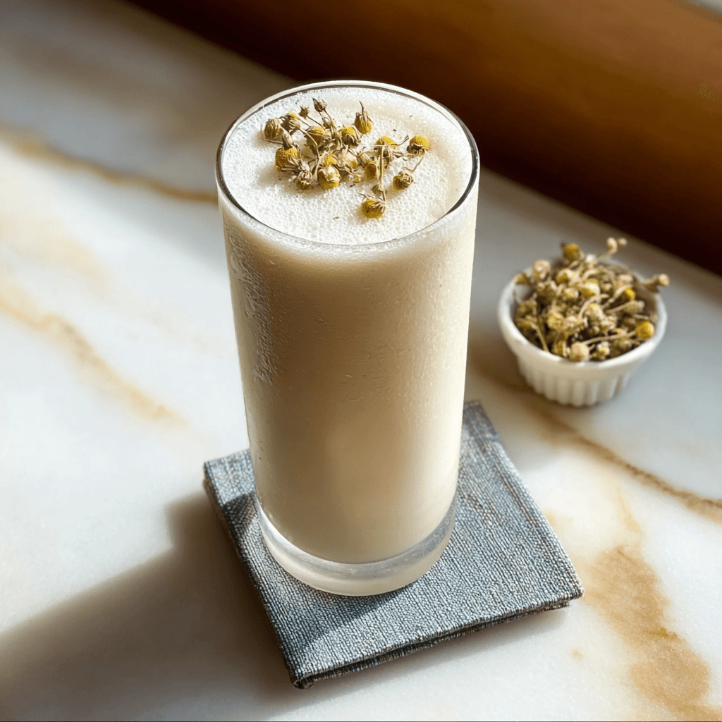 5-Minute Creamy Banana Chamomile Tea Smoothie 5-Minute Creamy Banana Chamomile Tea Smoothie That Calms the Whole House Down