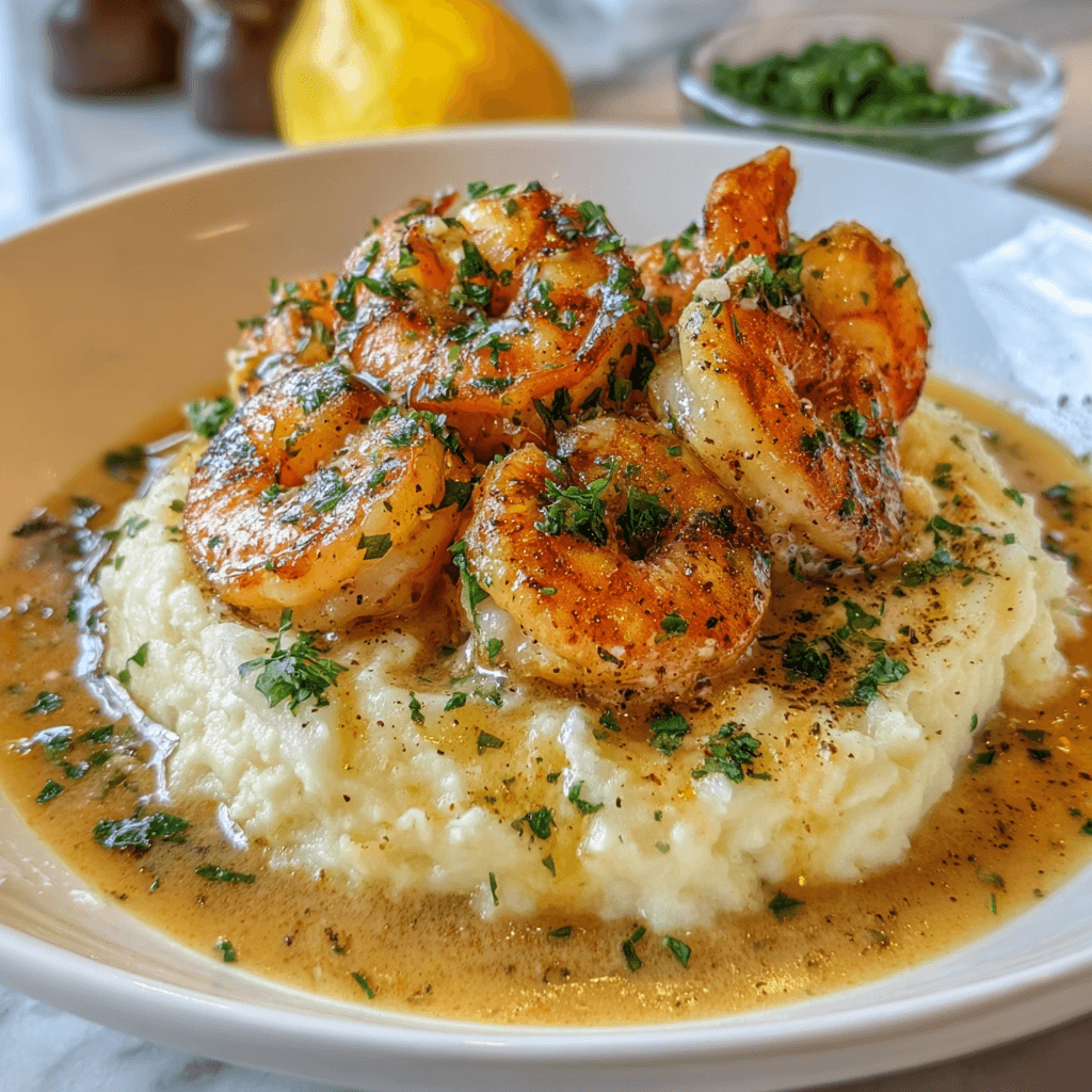 Best Creamy Garlic Shrimp With Mashed Potatoes Best Creamy Garlic Shrimp With Mashed Potatoes