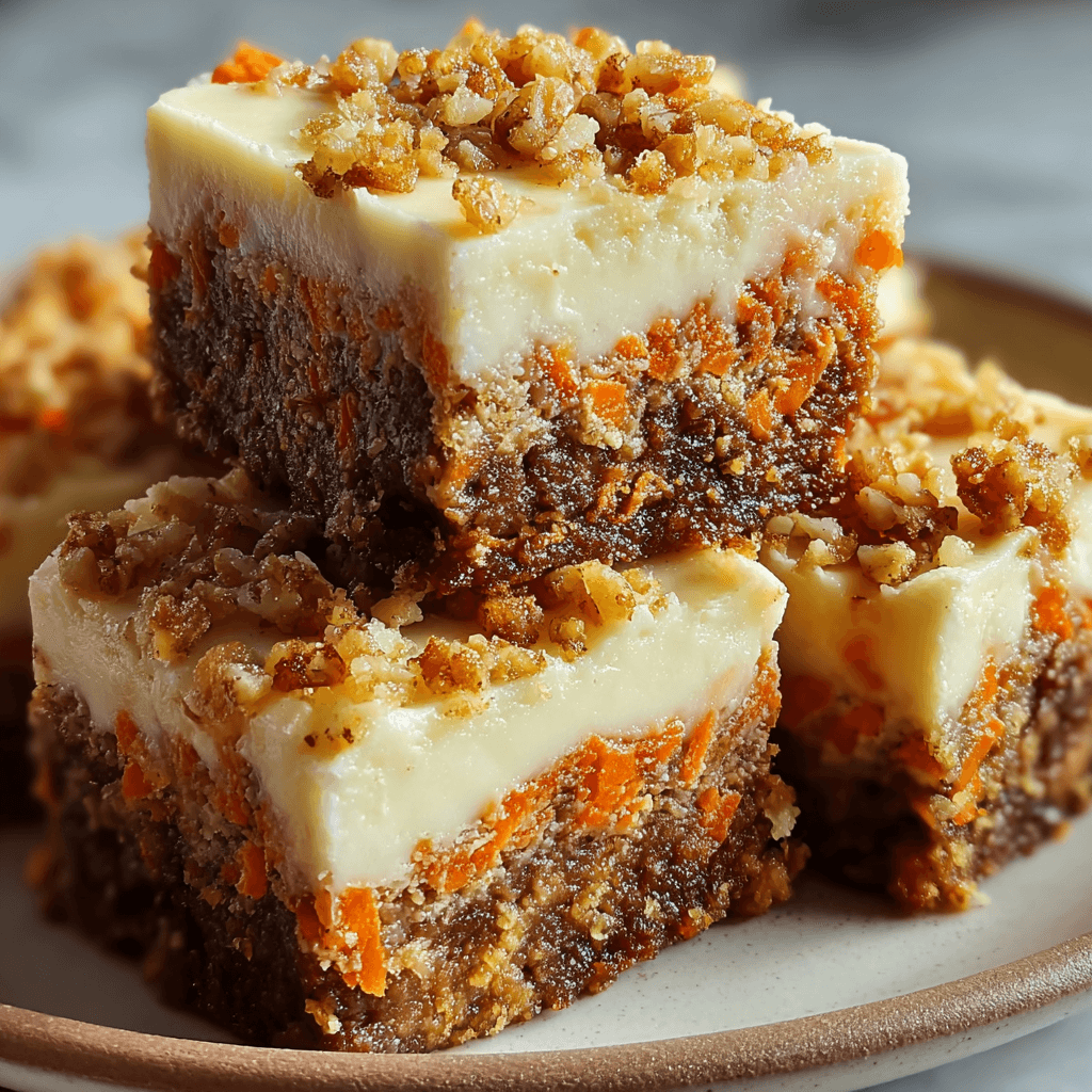 Best Carrot Cake Cream Cheese Bars Carrot Cake Cream Cheese Bars